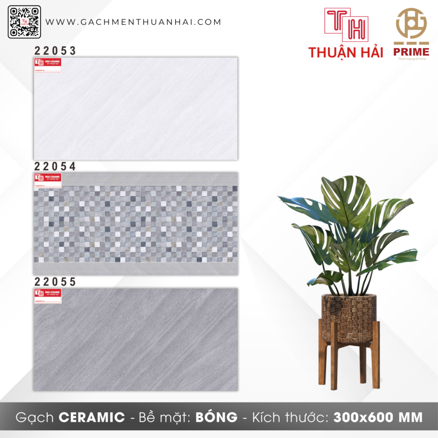 GẠCH ỐP TƯỜNG 30x60 PRIME 22053 - 22054 - 220558