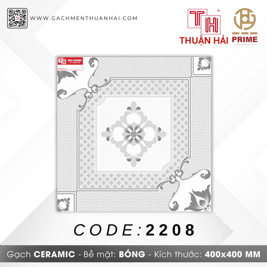 GẠCH LÁT NỀN 40x40 PRIME 2208