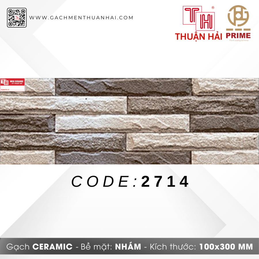 GẠCH TRANG TRÍ 10x30 PRIME 2714