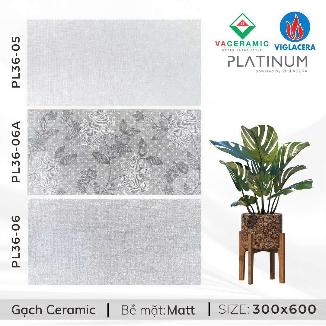 GẠCH ỐP TƯỜNG 30x60 VIGLACERA FL36-06, PL36-06A, PL36-05
