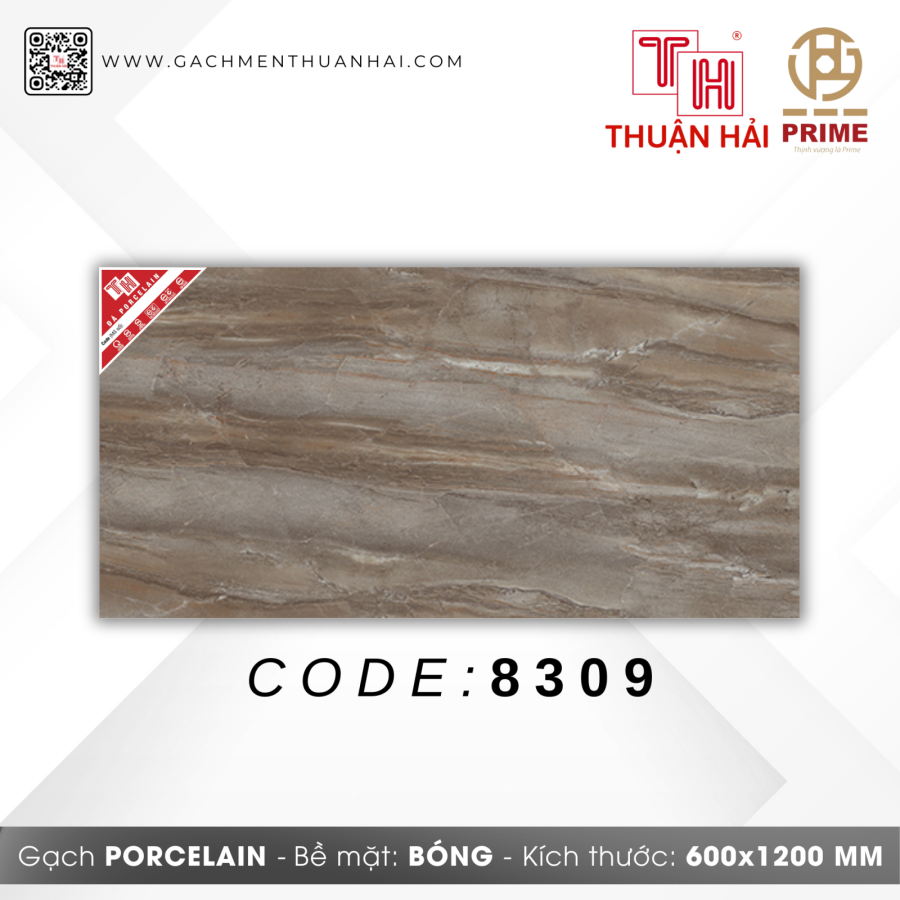 GẠCH LÁT NỀN 60x120 PRIME 8309