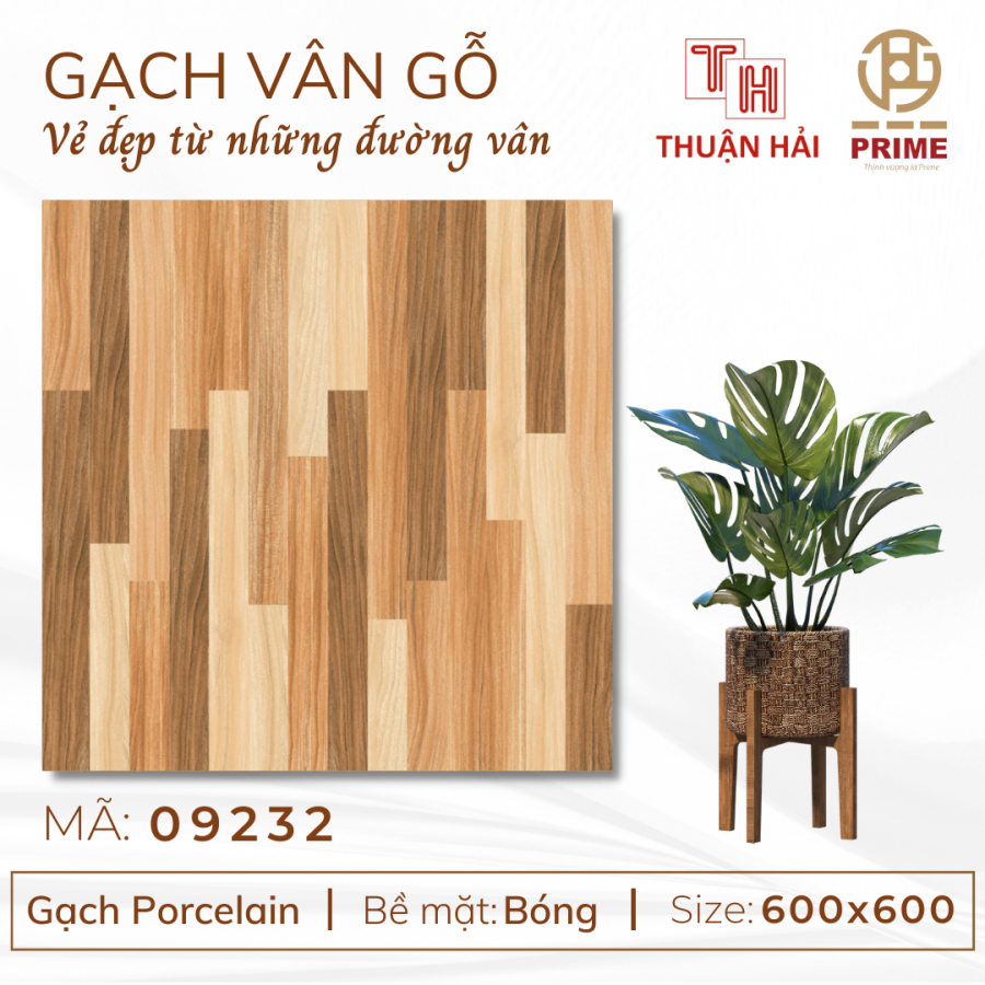 GẠCH GIẢ GỖ 60x60 PRIME 9232