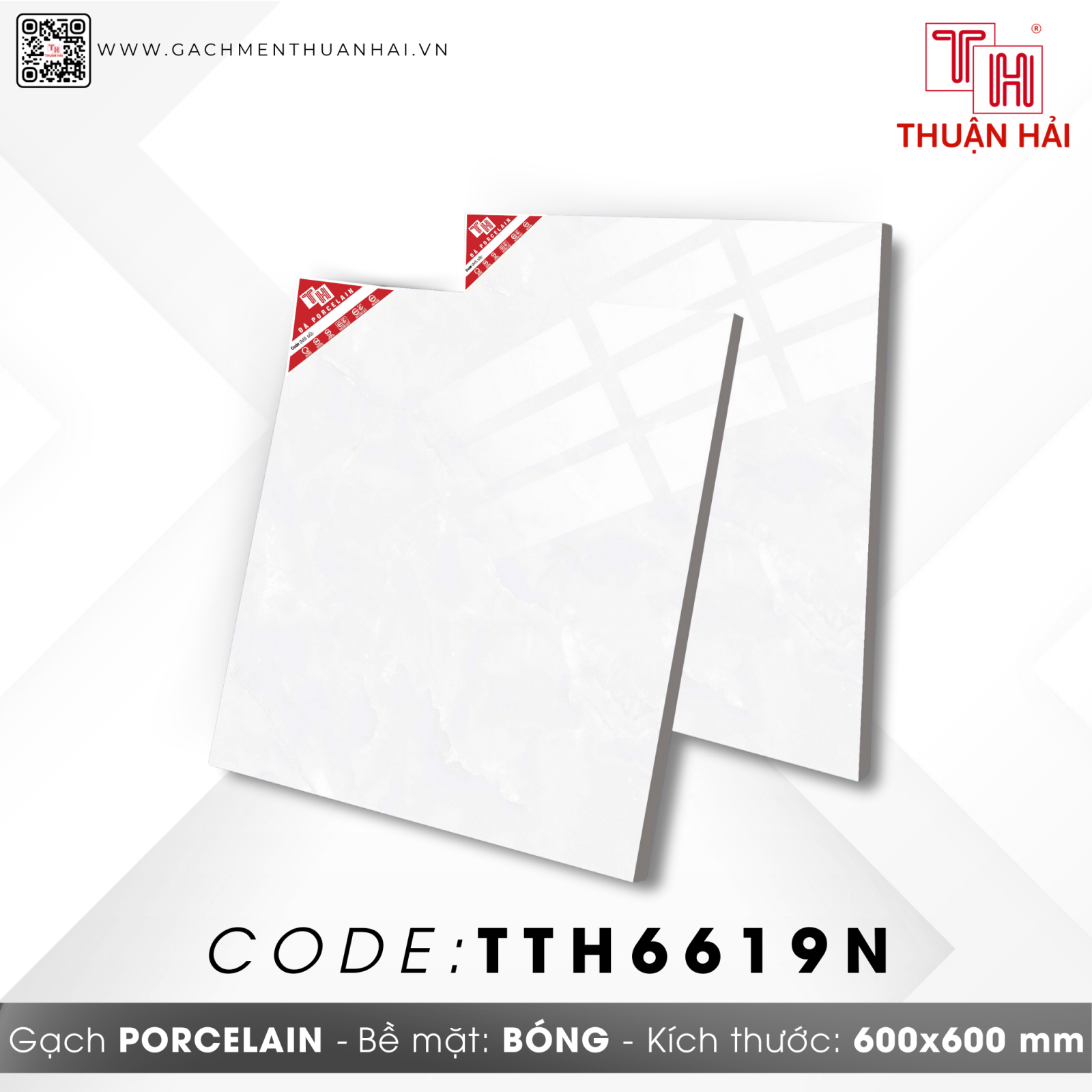 GẠCH LÁT NỀN 60x60 HÀ THANH 6619N
