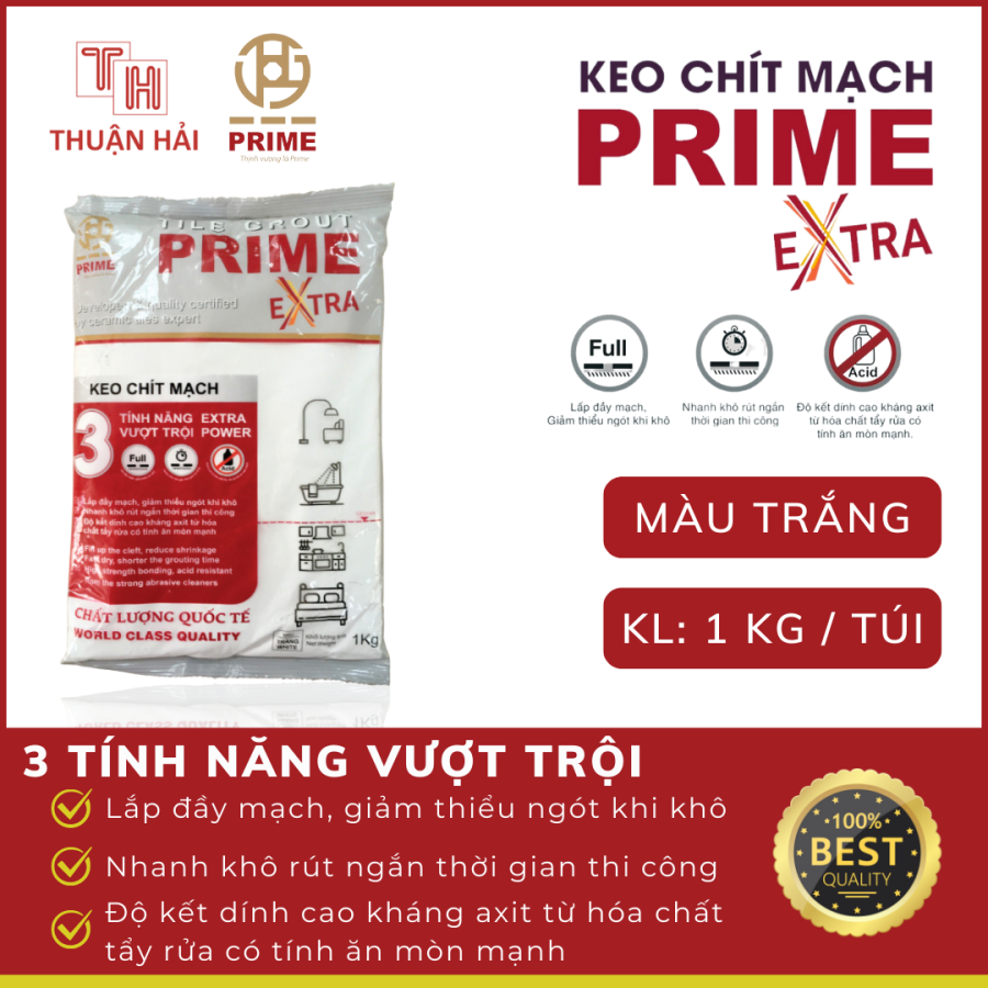 KEO CHÍT MẠCH PRIME - MÀU TRẮNG