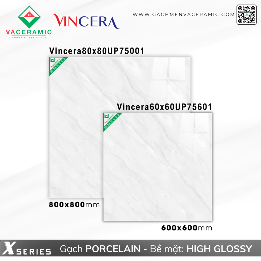 GẠCH LÁT NỀN 80x80 VINCERA 75001