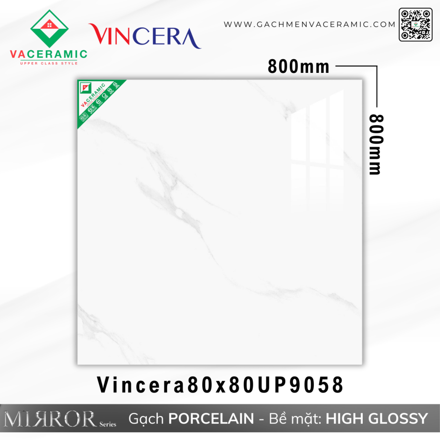 GẠCH LÁT NỀN 80x80 VINCERA 9058