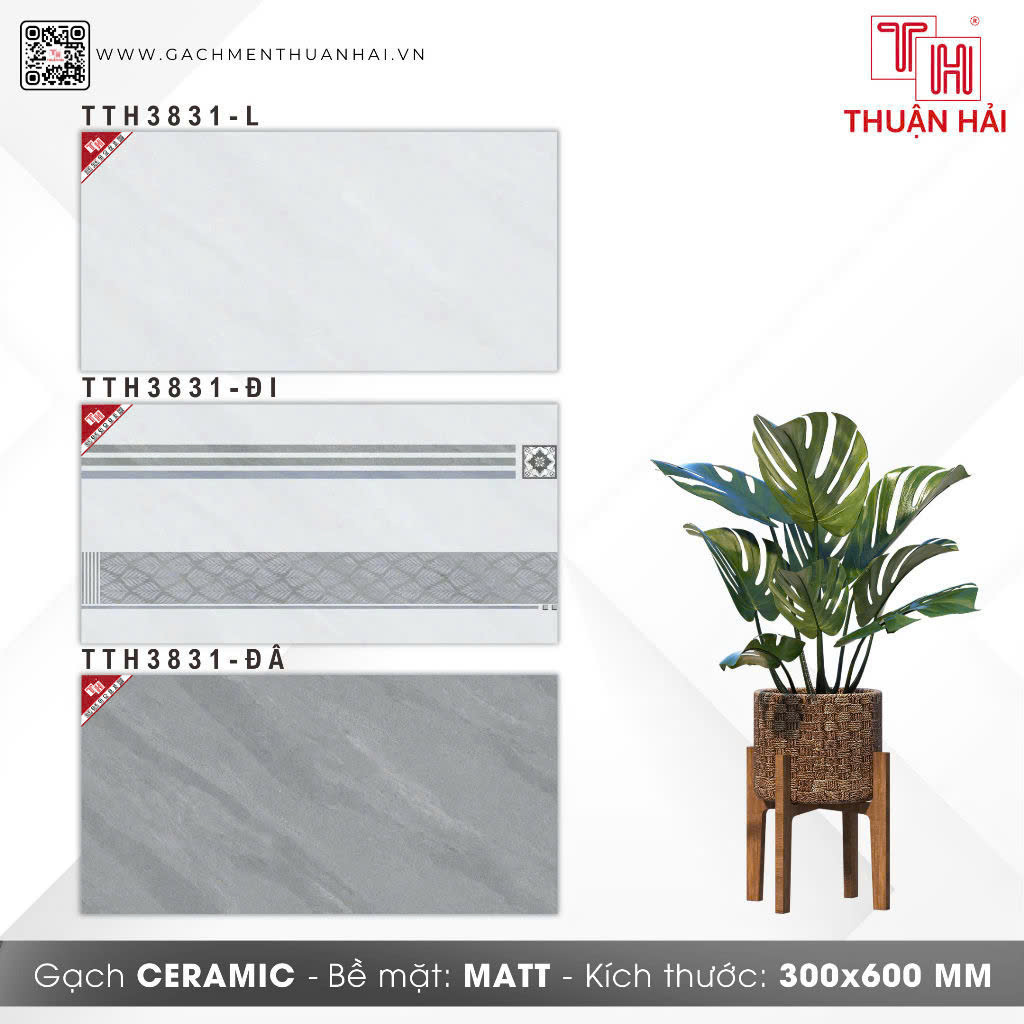 GẠCH ỐP TƯỜNG 30x60 HÀ THANH 3831 L - 3831 ĐI - 3831 ĐÂ