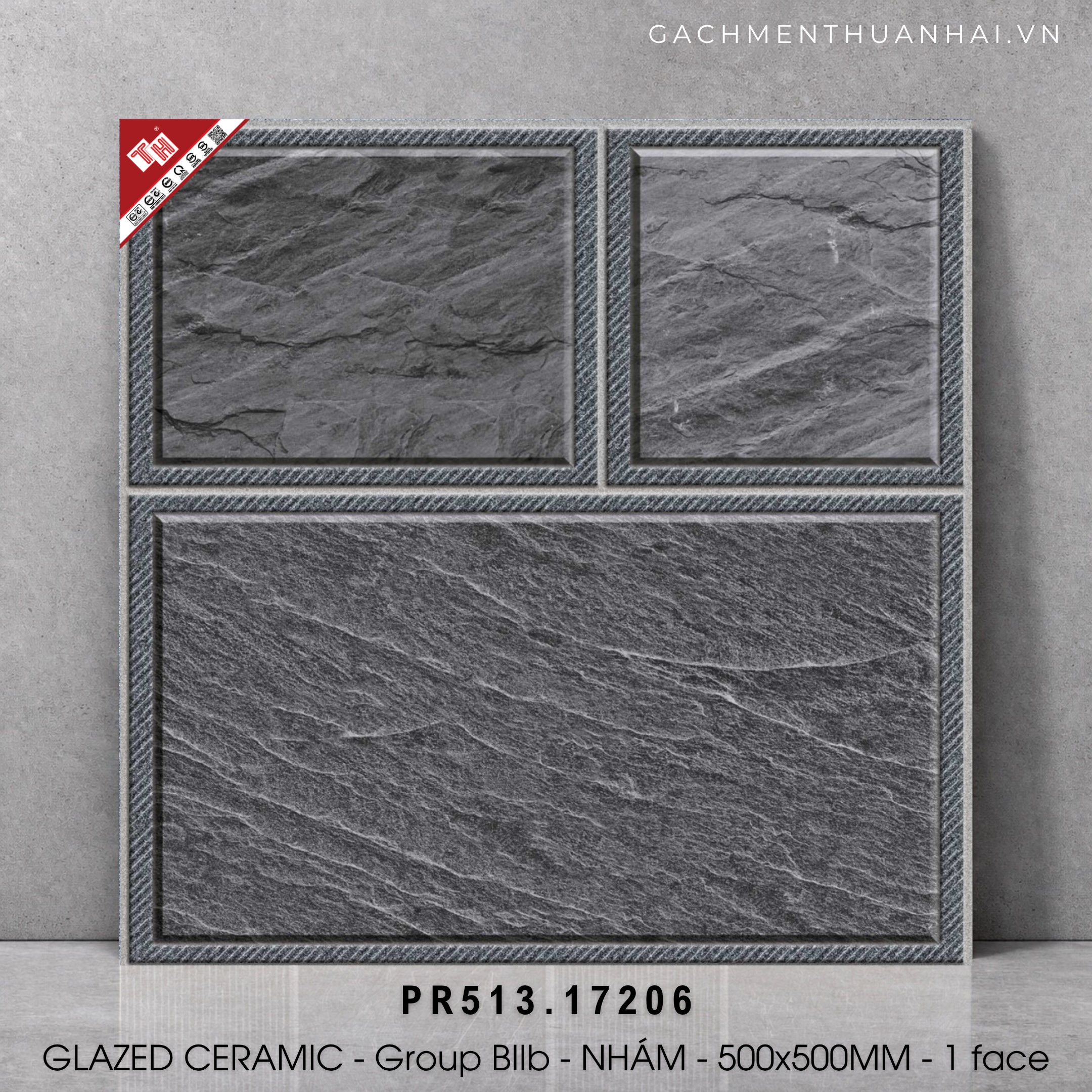 GẠCH SÂN VƯỜN 50x50 PRIME 17206
